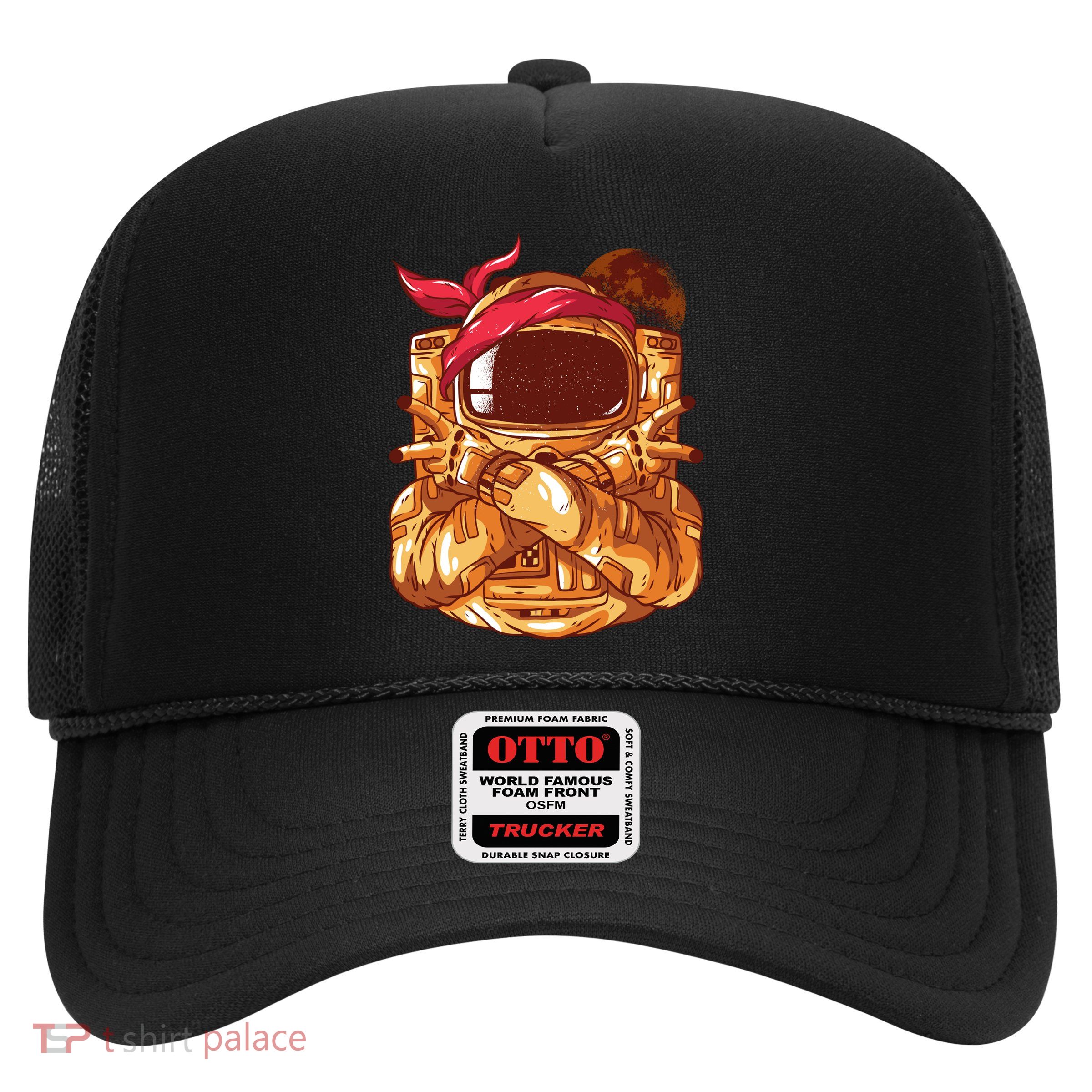 Astronaut Gangsta Trucker Hat