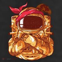 Astronaut Gangsta Trucker Hat