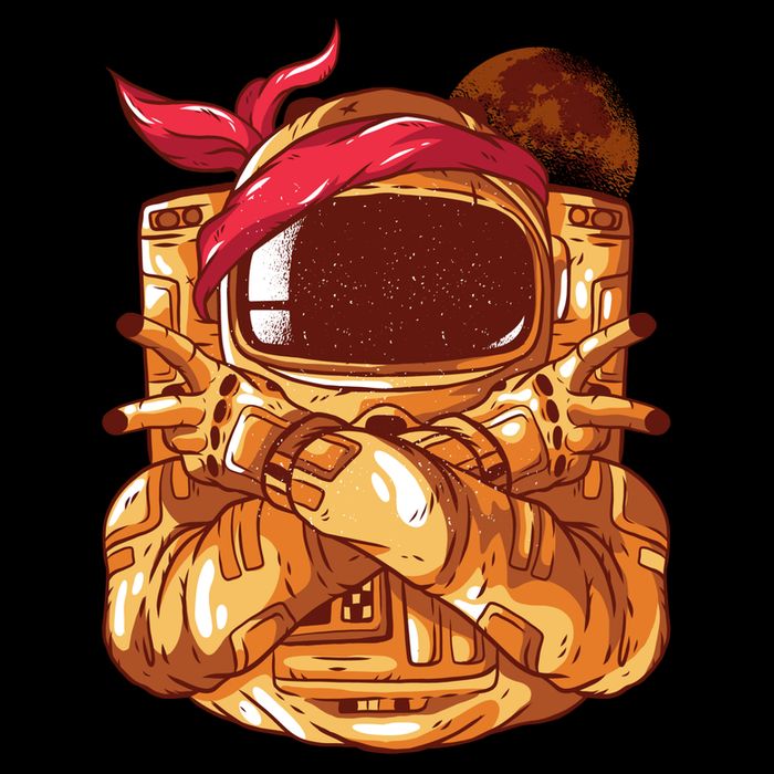 Astronaut Gangsta Tank Top