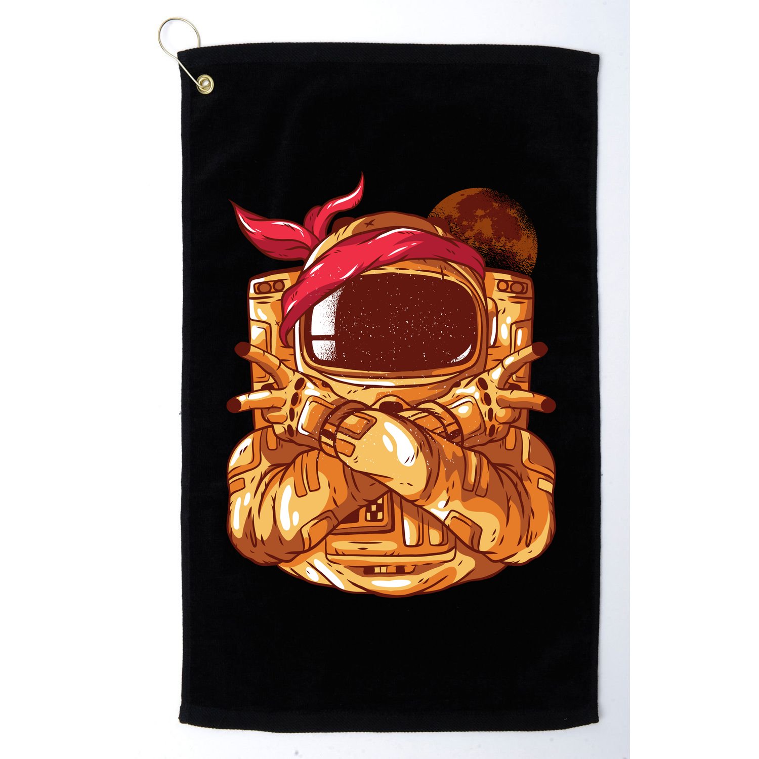 Astronaut Gangsta Golf Towel