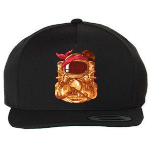 Astronaut Gangsta Wool Snapback Cap