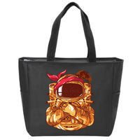 Astronaut Gangsta Zip Tote Bag