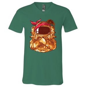 Astronaut Gangsta V-Neck T-Shirt