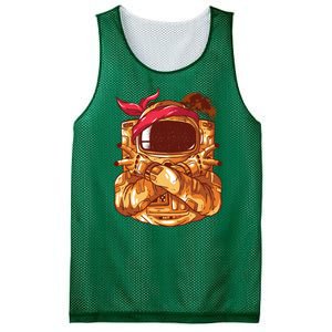 Astronaut Gangsta Mesh Reversible Basketball Jersey Tank