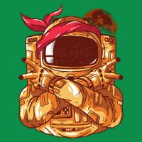 Astronaut Gangsta Baby Bodysuit