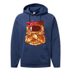 Astronaut Gangsta Performance Fleece Hoodie