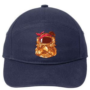 Astronaut Gangsta 7-Panel Snapback Hat