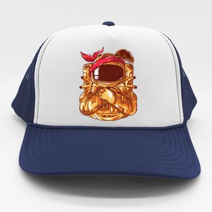 Astronaut Gangsta Trucker Hat