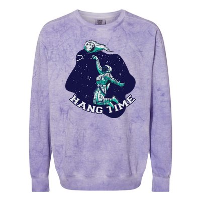 Astronaut Hang Time Basketball Colorblast Crewneck Sweatshirt