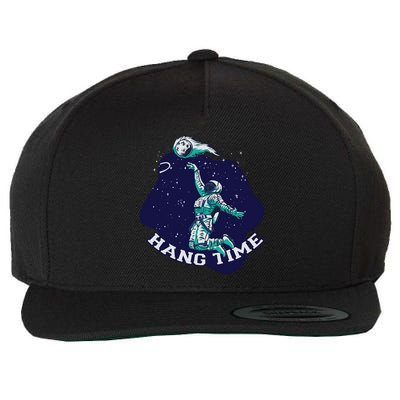 Astronaut Hang Time Basketball Wool Snapback Cap