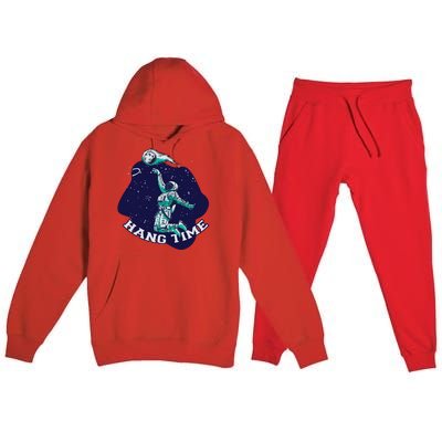 Astronaut Hang Time Basketball Premium Hooded Sweatsuit Set