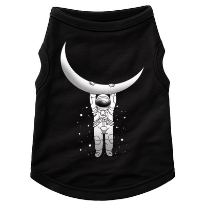 Astronaut Hanging From The Moon Doggie Tank