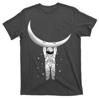 Astronaut Hanging From The Moon T-Shirt