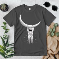 Astronaut Hanging From The Moon Premium T-Shirt