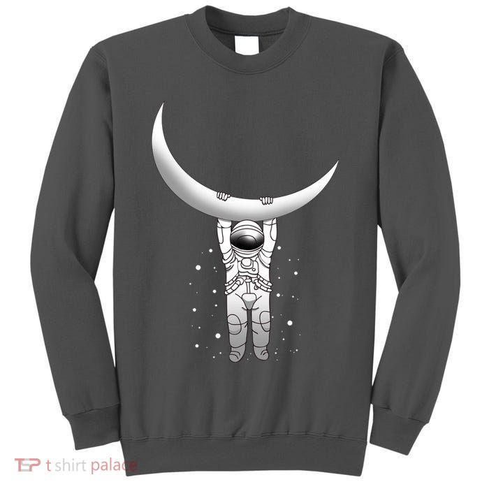 Astronaut Hanging From The Moon Tall Sweatshirt