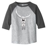 Astronaut Hanging From The Moon Toddler Fine Jersey T-Shirt