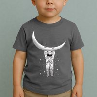Astronaut Hanging From The Moon Toddler T-Shirt