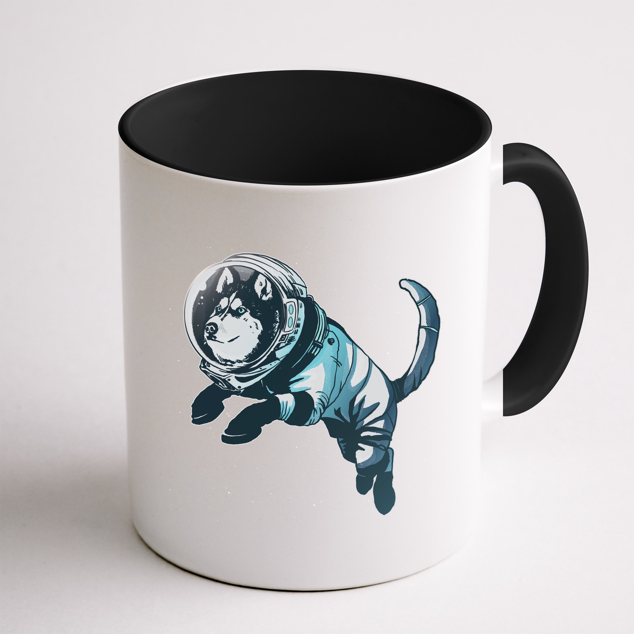 Astronaut Husky Dog Space Mug