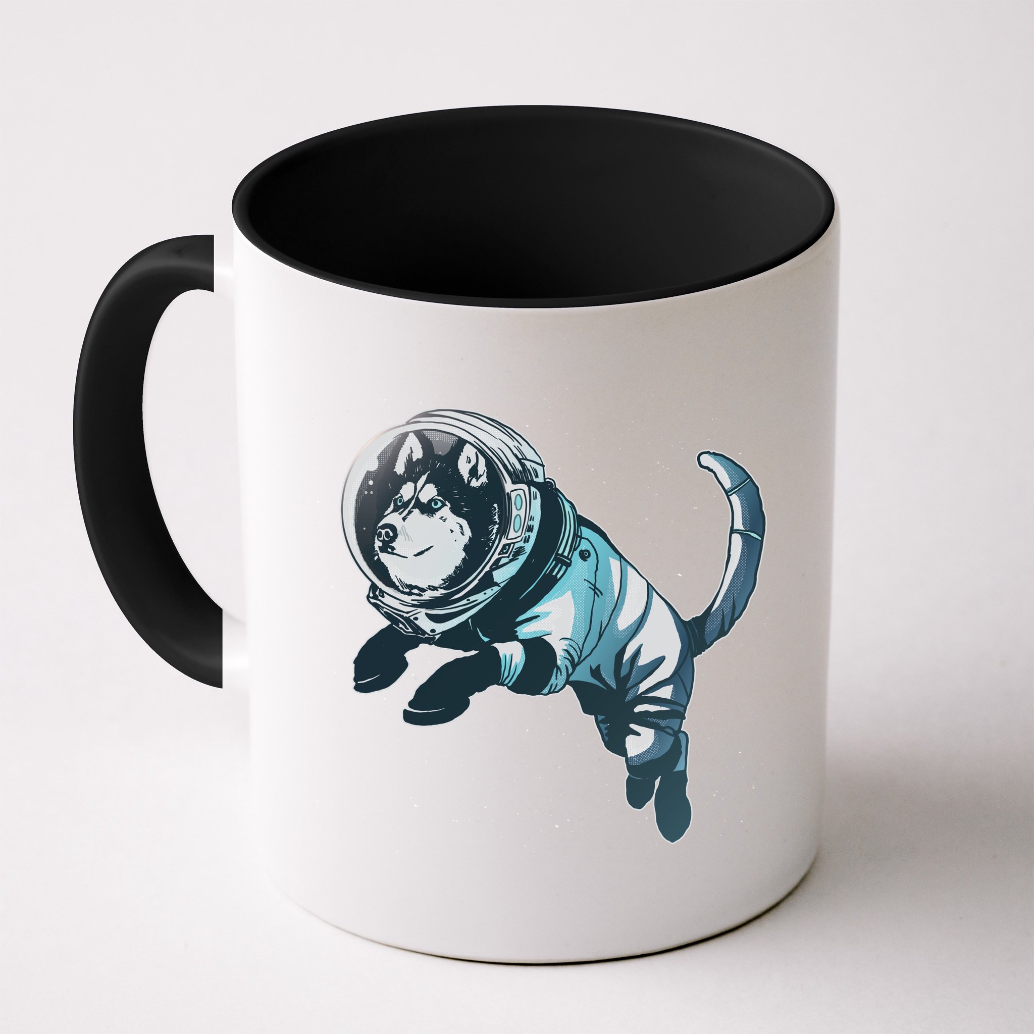 Astronaut Husky Dog Space Mug