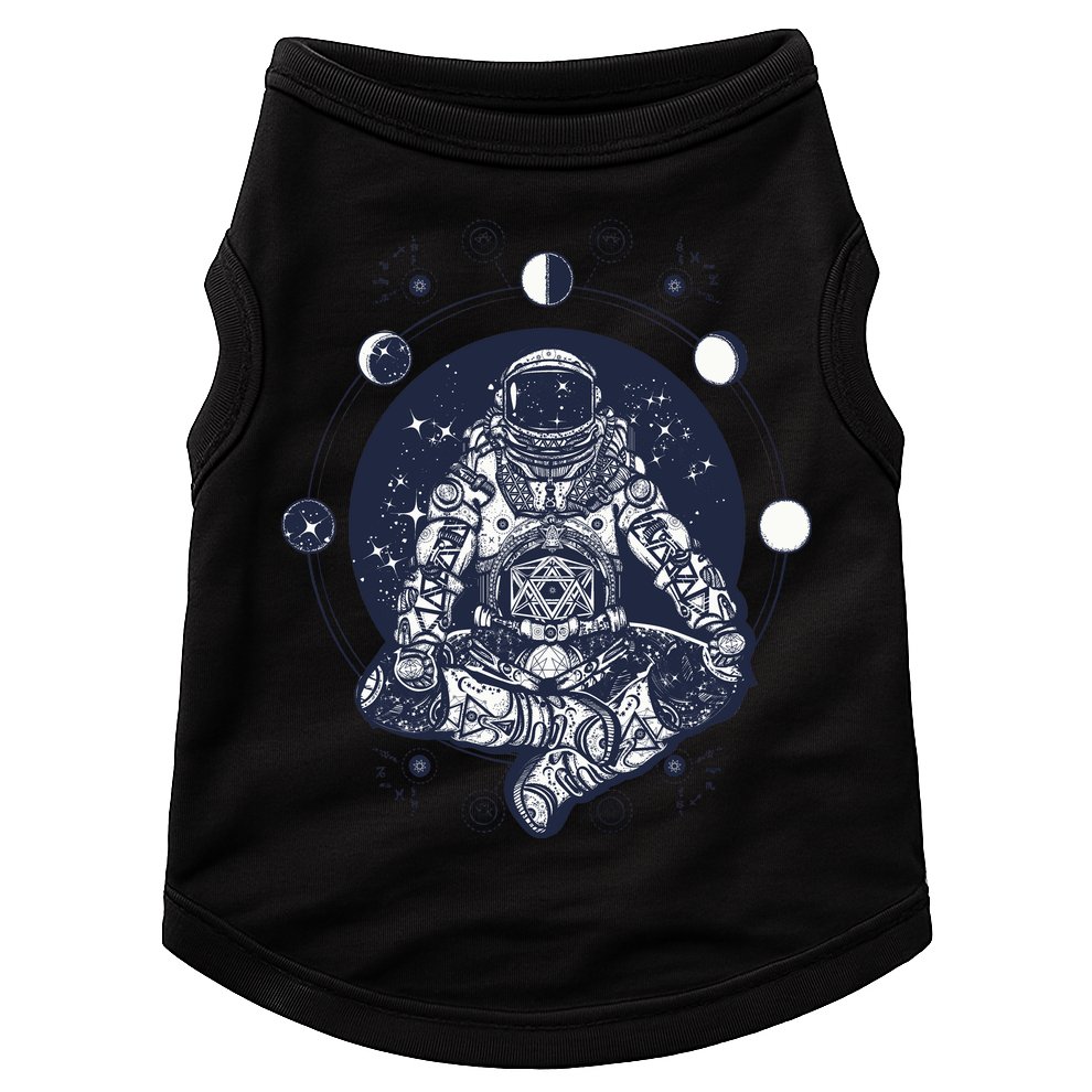 Astronaut in the lotus position Doggie Tank