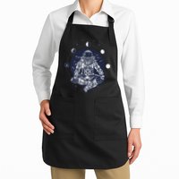 Astronaut in the lotus position Apron