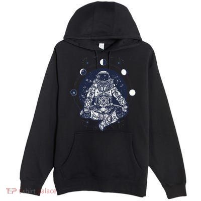 Astronaut in the lotus position Premium Pullover Hoodie