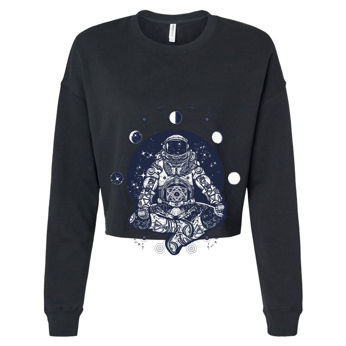 Astronaut in the lotus position Mesh Reversible Basketball Jersey Tank