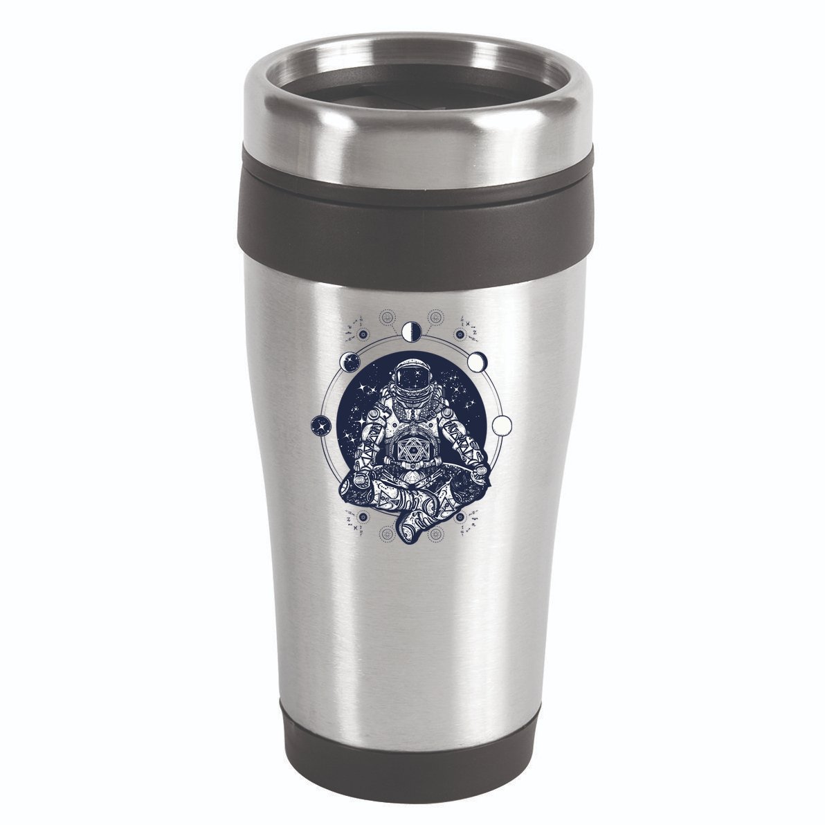 Astronaut in the lotus position 16oz Travel Tumbler