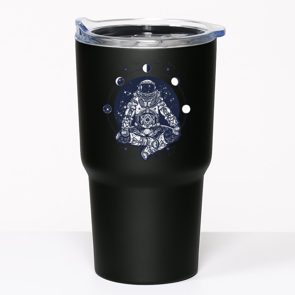 Astronaut in the lotus position Tumbler