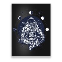 Astronaut in the lotus position Poster