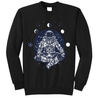 Astronaut in the lotus position Tall Sweatshirt