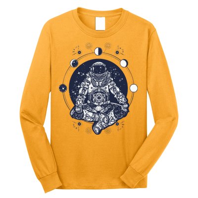 Astronaut in the lotus position Long Sleeve Shirt