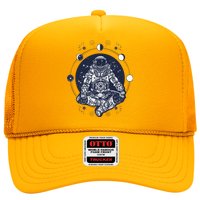 Astronaut in the lotus position Trucker Hat