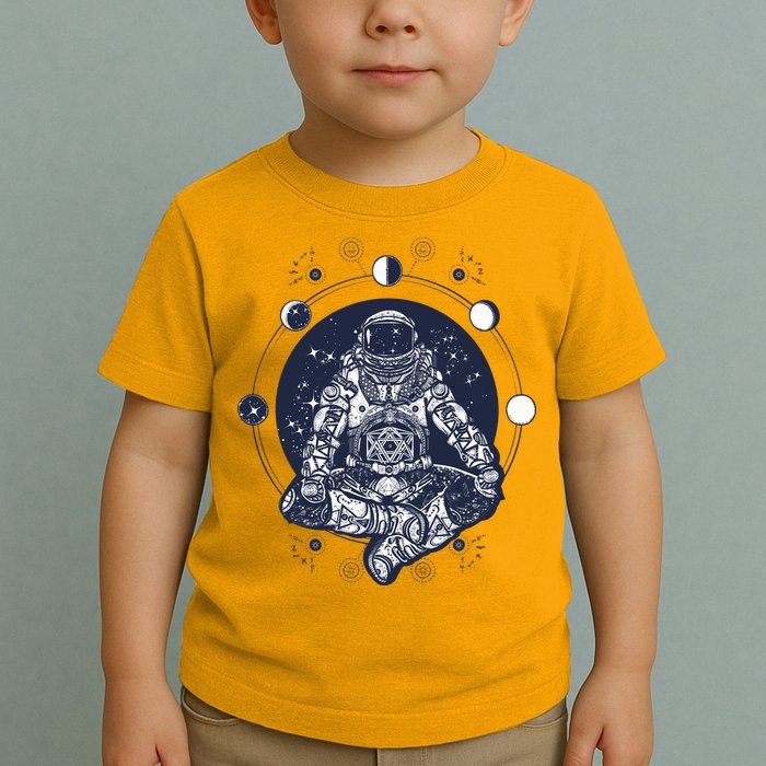 Astronaut in the lotus position Toddler T-Shirt