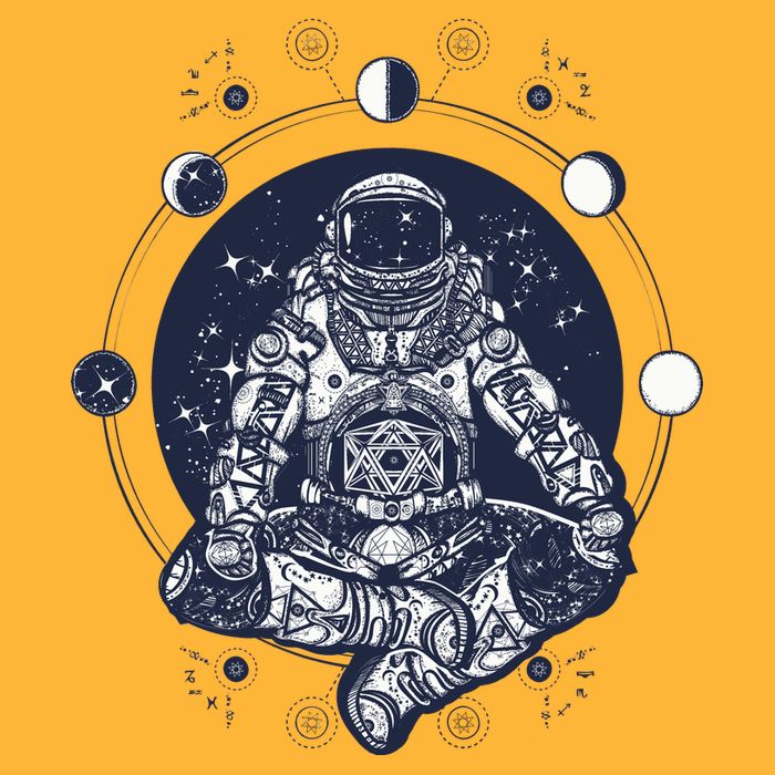 Astronaut in the lotus position Toddler T-Shirt