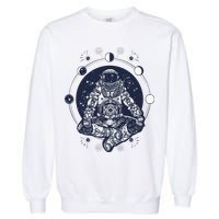 Astronaut in the lotus position Garment-Dyed Sweatshirt