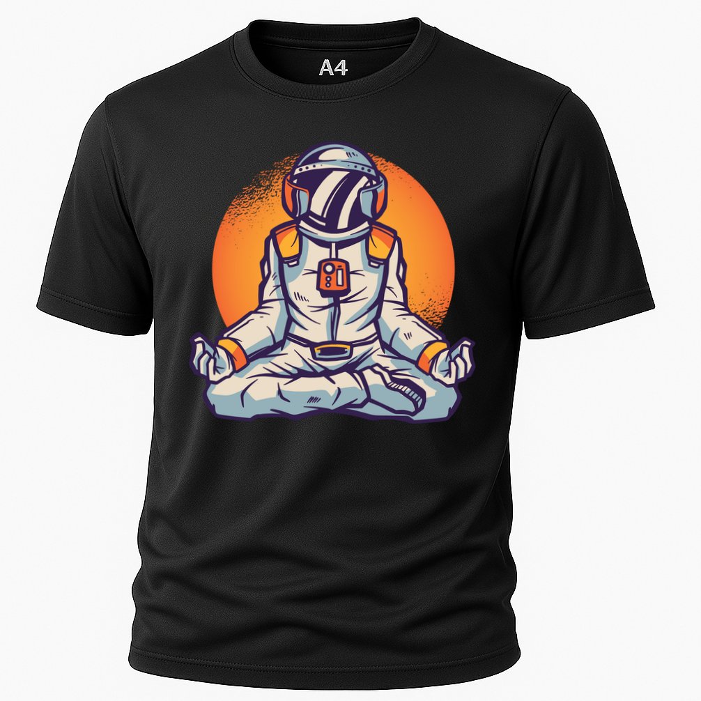 Astronaut Meditating Performance Shirt