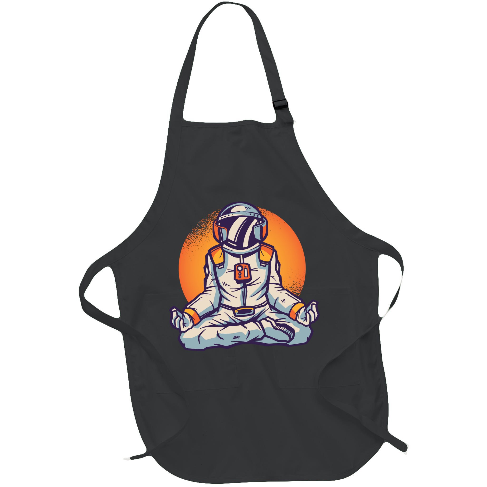 Astronaut Meditating Apron