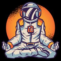 Astronaut Meditating Mug