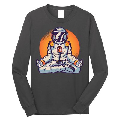 Astronaut Meditating Long Sleeve Shirt