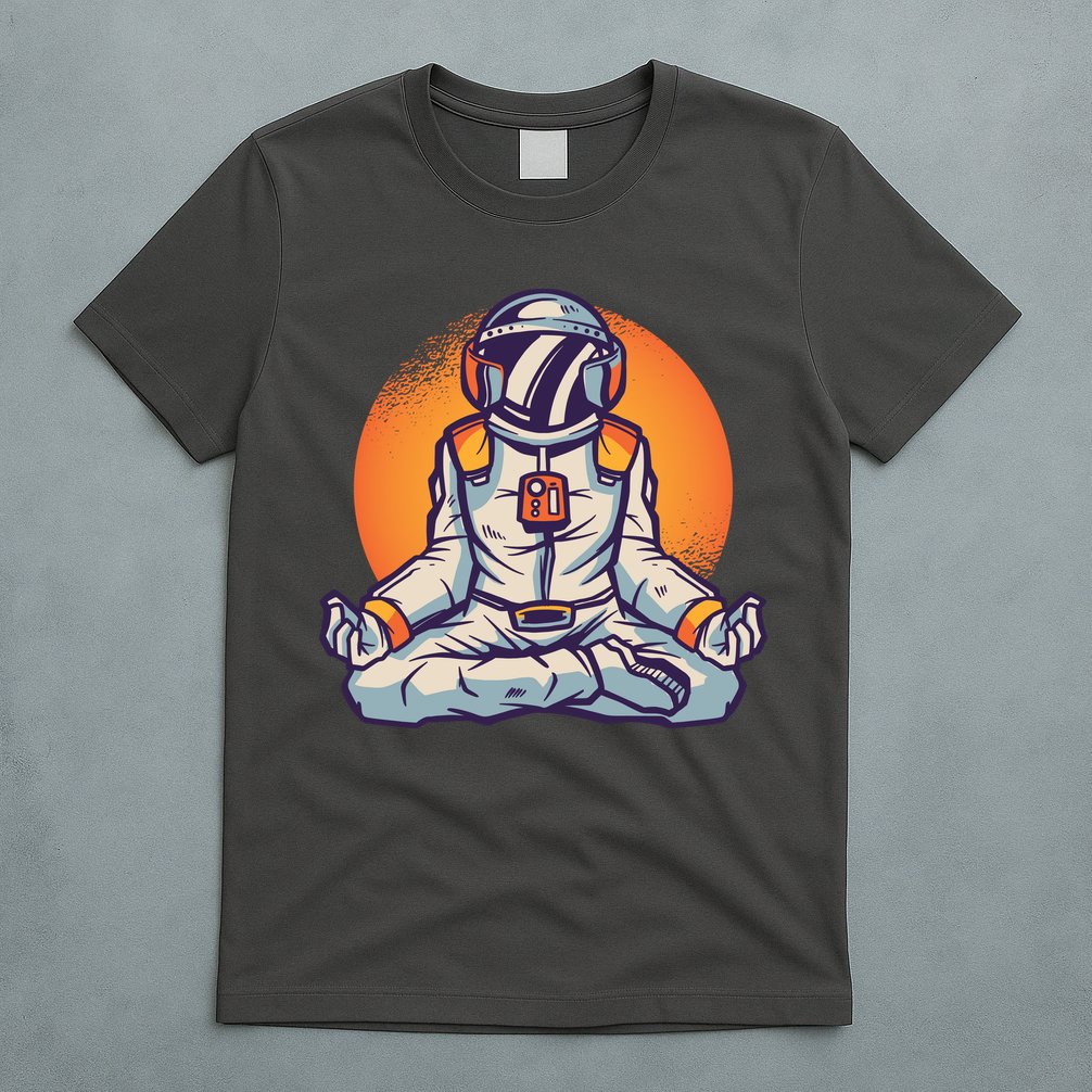 Astronaut Meditating T-Shirt