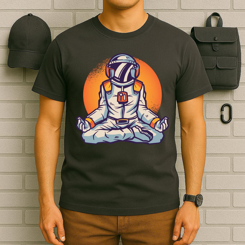 Astronaut Meditating T-Shirt