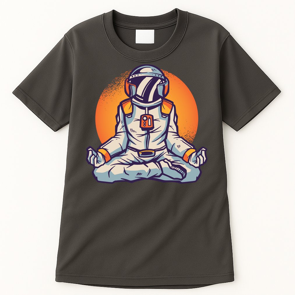 Astronaut Meditating Tall T-Shirt