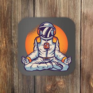 Astronaut Meditating Coaster