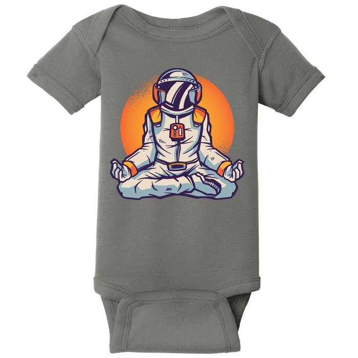 Astronaut Meditating Baby Bodysuit