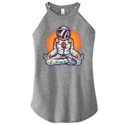 Astronaut Meditating Women’s Perfect Tri Rocker Tank