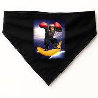 Astronaut Monkey Boxing In Space USA-Made Doggie Bandana
