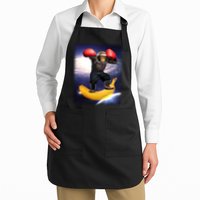 Astronaut Monkey Boxing In Space Apron