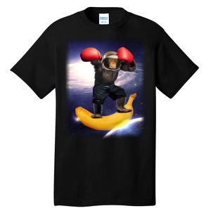 Astronaut Monkey Boxing In Space Tall T-Shirt