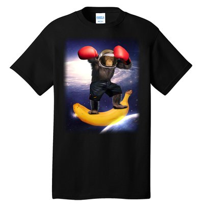 Astronaut Monkey Boxing In Space Tall T-Shirt